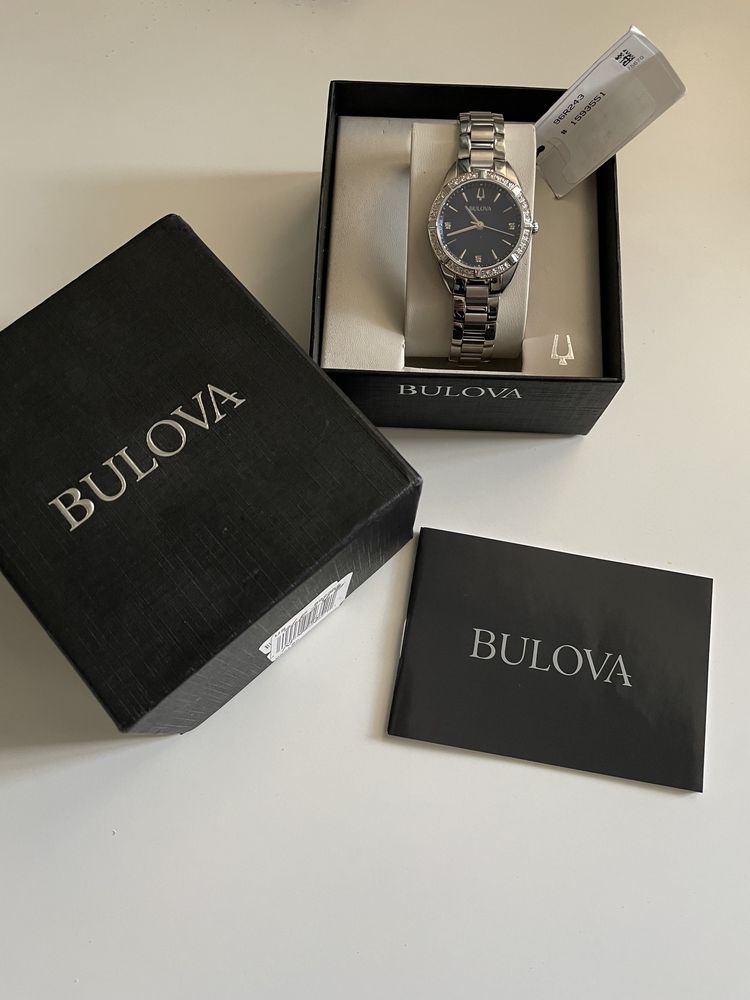 -50%$ Bulova 35 Diamonds годинник з діамантами часы с бриллиантами