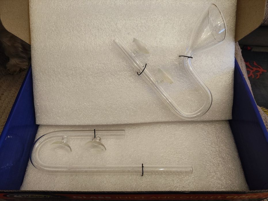 Zestaw szklanych rurek wlot/wylot Aqua Nova 12/16