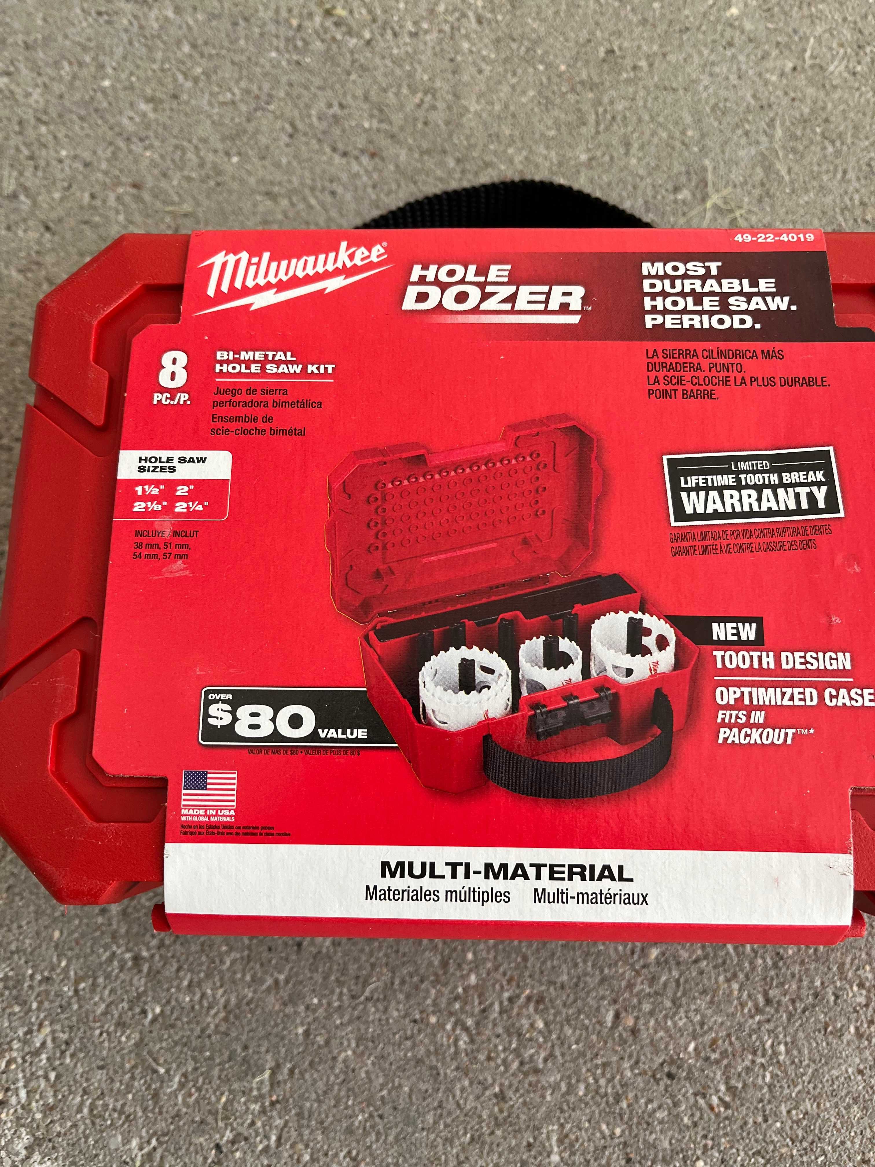 MILWAUKEE otwornice bi-metal z usa