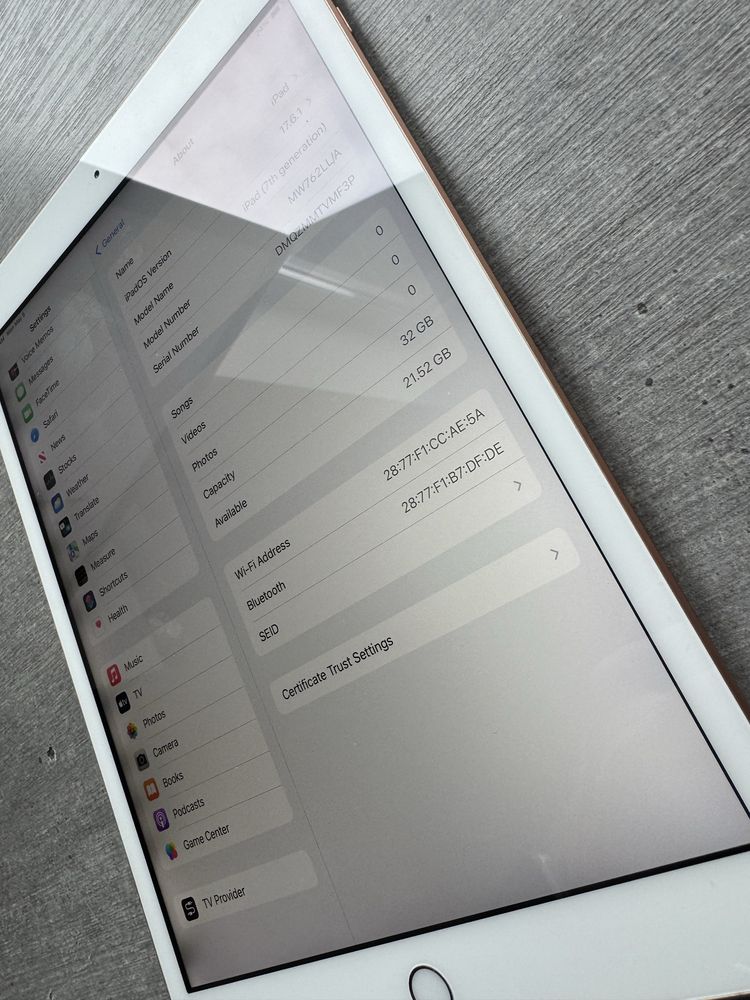 iPad 7 покоління. 32GB. Gold. Без обмежень. Гарантія