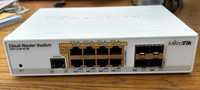 Комутатор MikroTik CRS112-8P-4S-IN (8x 1G Ethernet, 4x SFP, POE+)