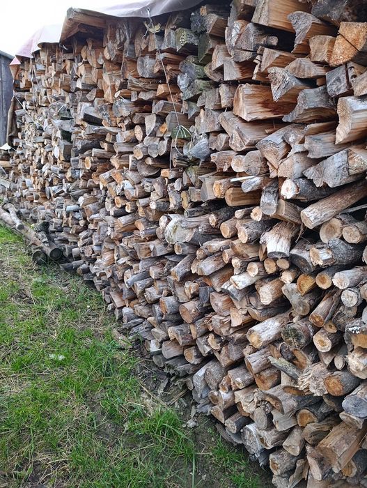 Drewno opałowe sezonowane mix sosna dąb brzoza