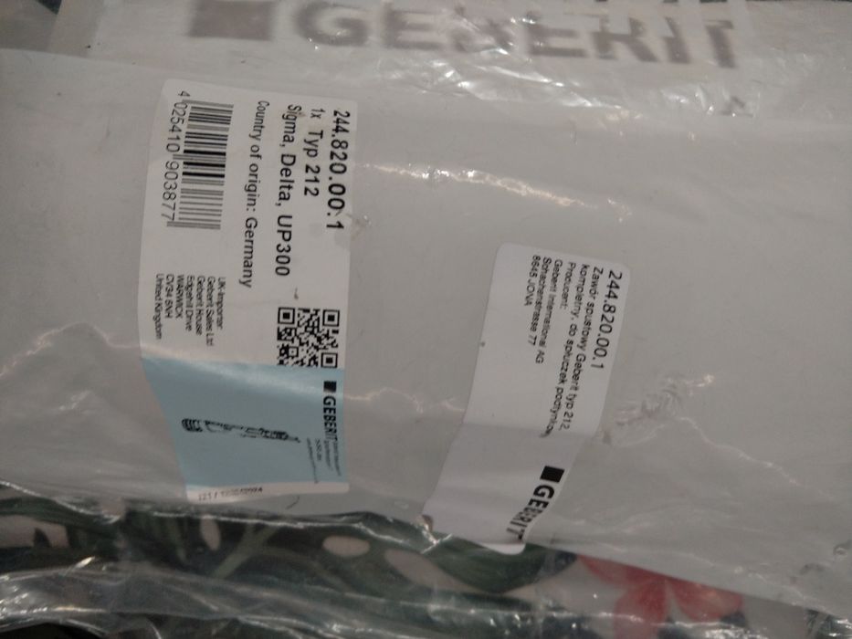 Zawór spustowy Geberit typ 212