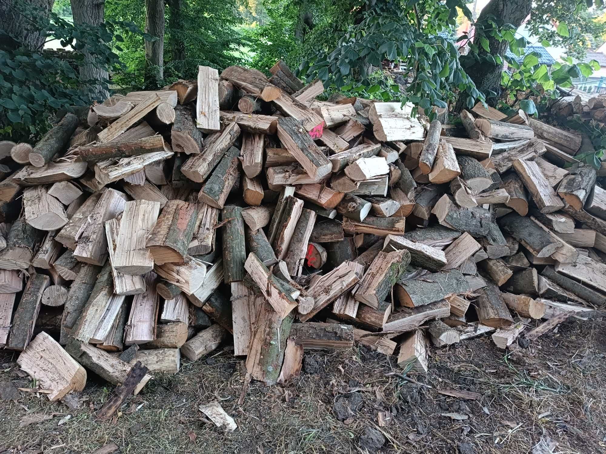 Drewno kominkowe opałowe buk, dąb, inne- sezonowane.