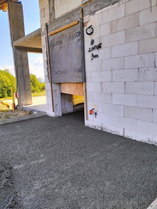 Wylewki Maszynowe na ogrzewanie podłogowe / Izolacja / Styropian