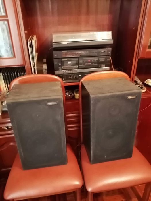 Sistema de som Vintage Pioneer
