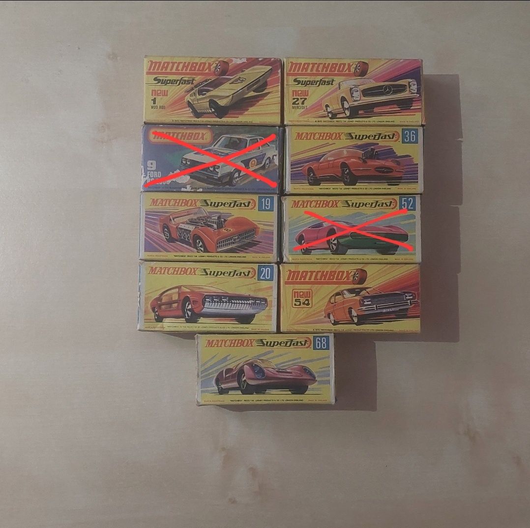 Coleção Matchbox SuperFast