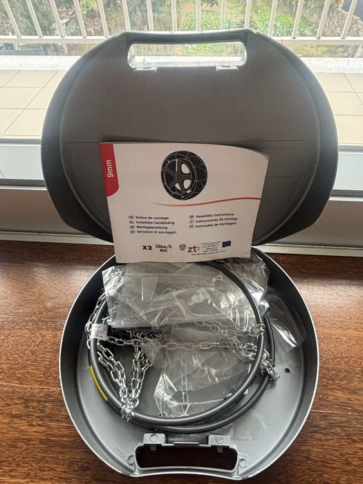 Correntes de Neve 9mm – Novas, Nunca Usadas