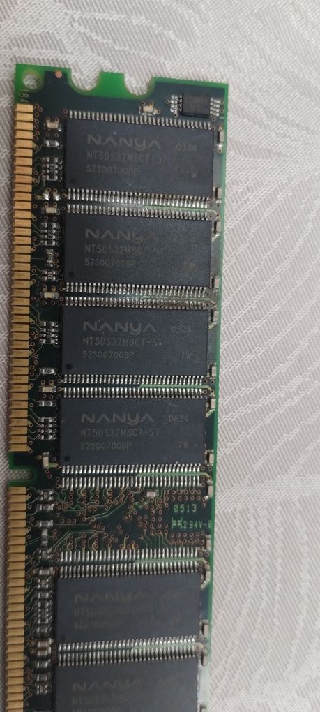 Pamięć RAM 2 sztuki 512MB DDR