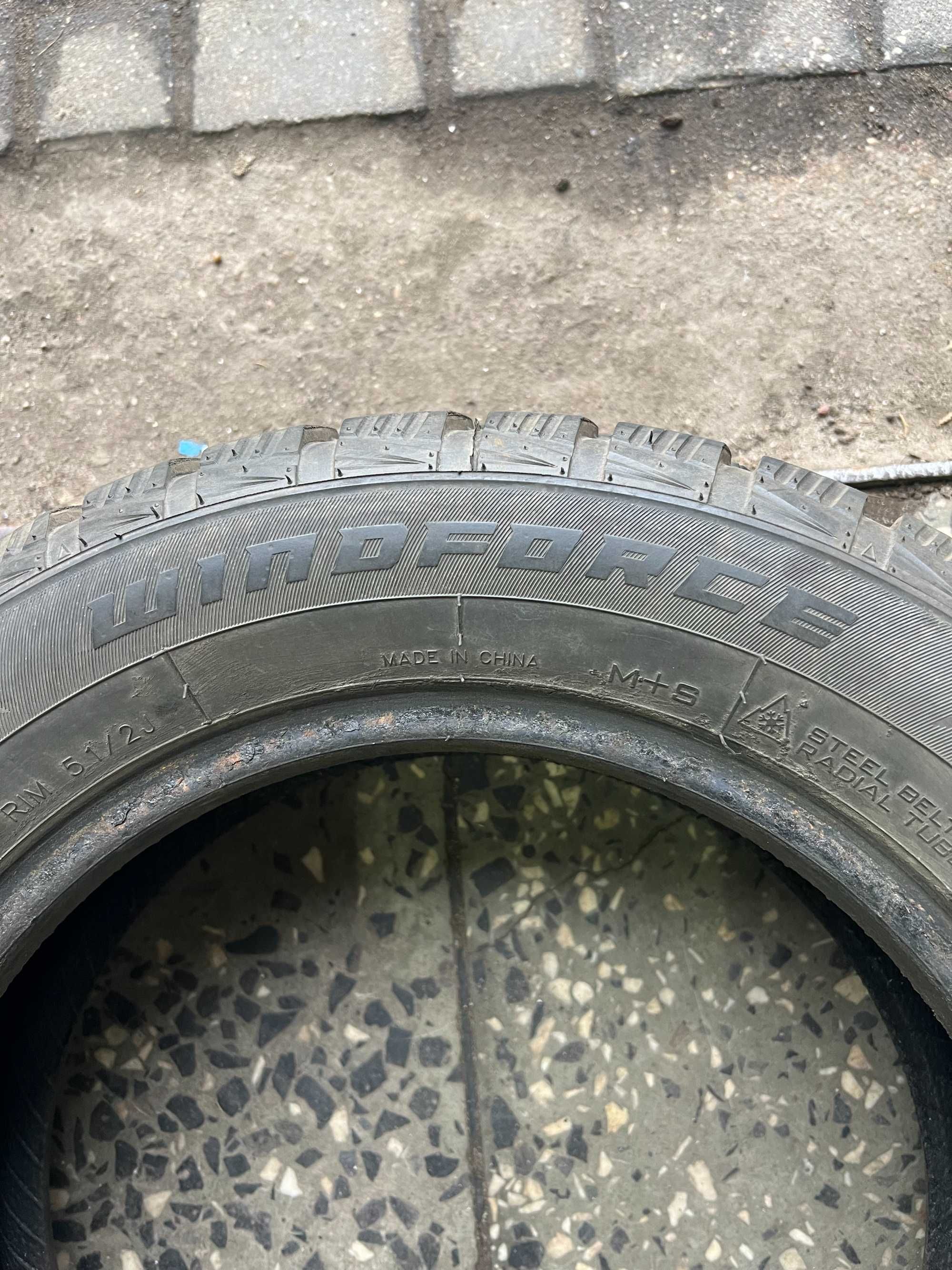 185/60r14 windforce opony zimowe 2 szt 2021r jak nowe ! 8mm