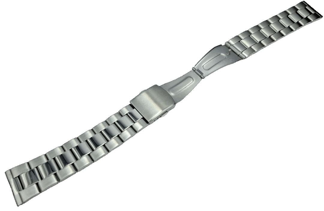 Bransoleta bransoletka do zegarka elegancka 22 mm stal nierdzewna