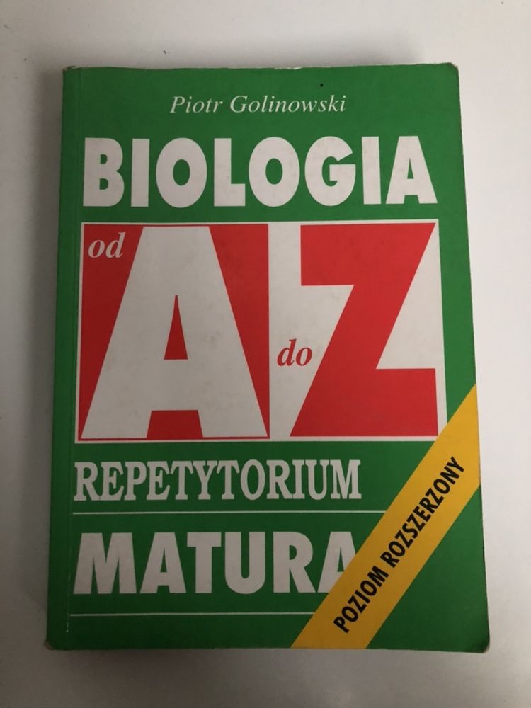 Biologia od A do Z repetytorium Matura poziom rozszerzony Kram