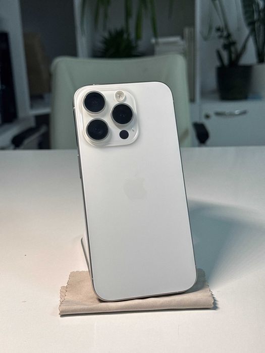 iPhone 15 Pro 256 GB White Titanium, Айфон 15 Про 256ГБ Ідеальний стан