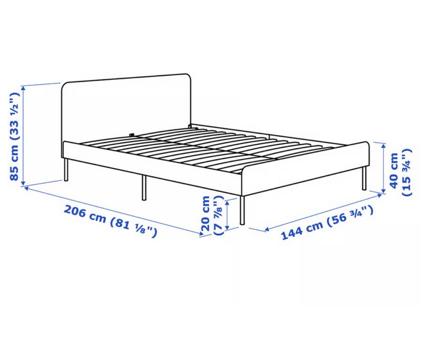 Cama + Colchão Ikea