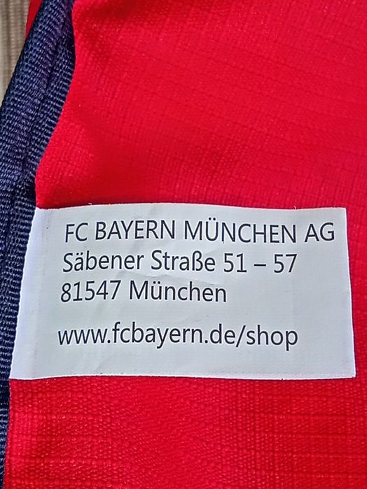 Worek na ubrania buty plecak FC Bayern München