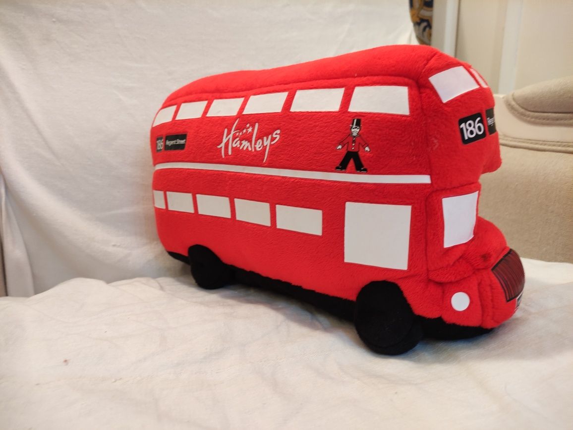 Brinquedo Novo autocarro de Londres peluche da Hamley's