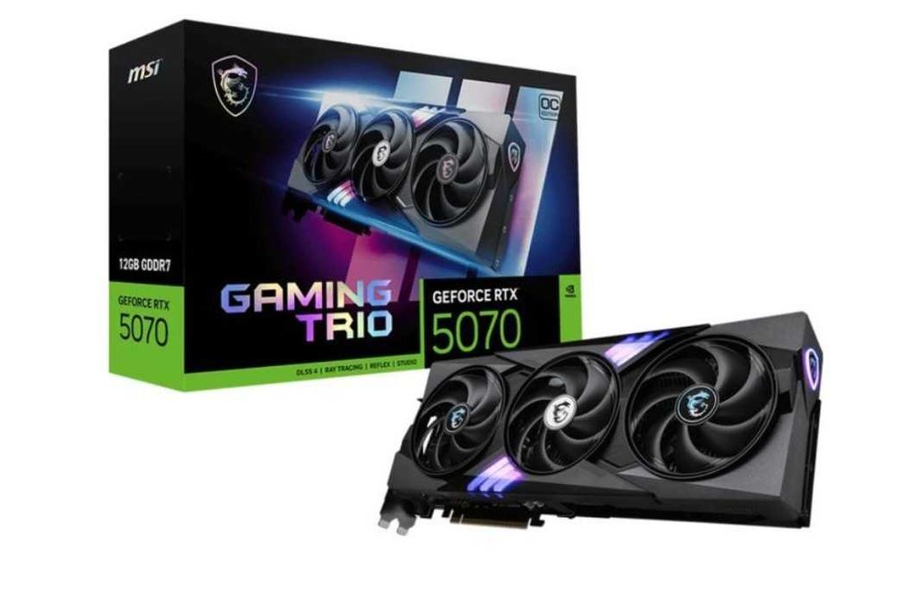 Відеокарта MSI GeForce RTX 5070 12G GAMING TRIO OC