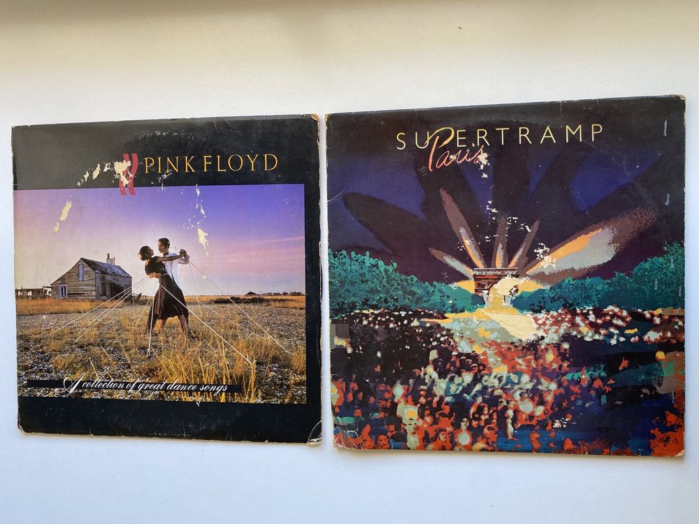Discos de vinil Pink Floyd e Supertramp