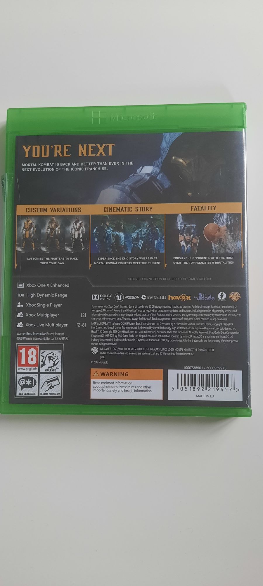 Mortal kombat 11. Xbox one wersja PL
