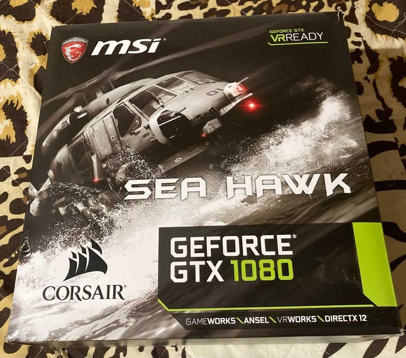 Відеокарта MSI GeForce GTX 1080  Sea Hawk