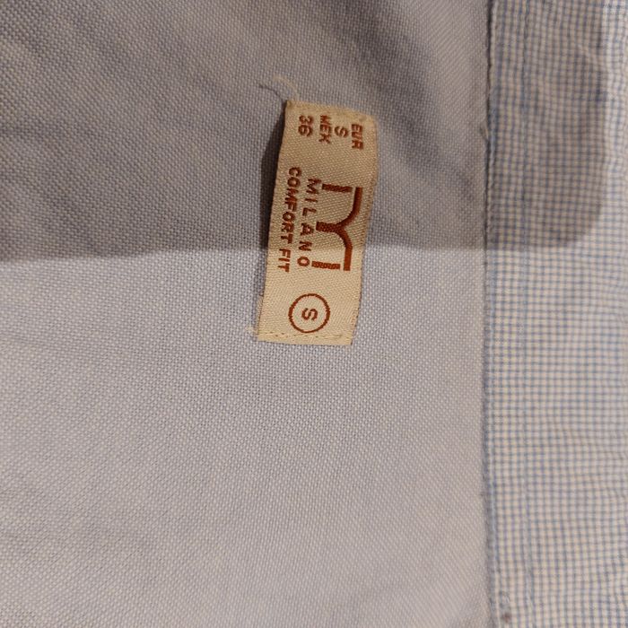 Camisa azul da milano