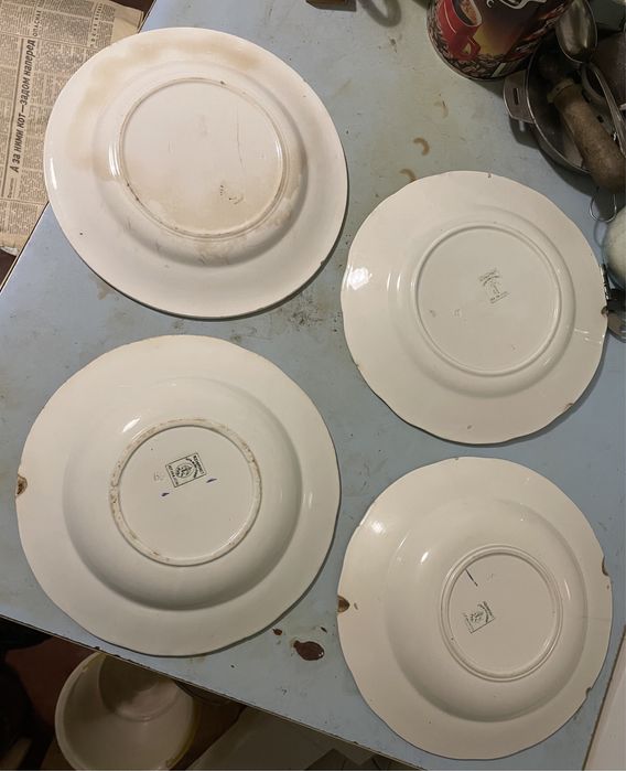 Тарелки фарфор Кузнецова антикварные, чашки фарфор