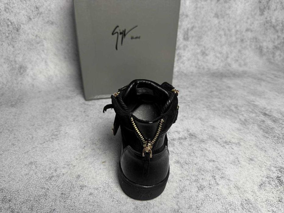 Кеди Guizeppe Zanotti чорні кросівки джузеппе кеды кроссовки