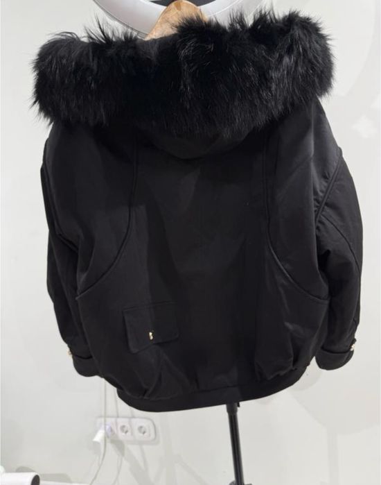 Парка з натуральним хутром