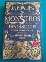 Livro "Monstros Fantásticos e Onde Encontrá-los" de J. K. Rowling