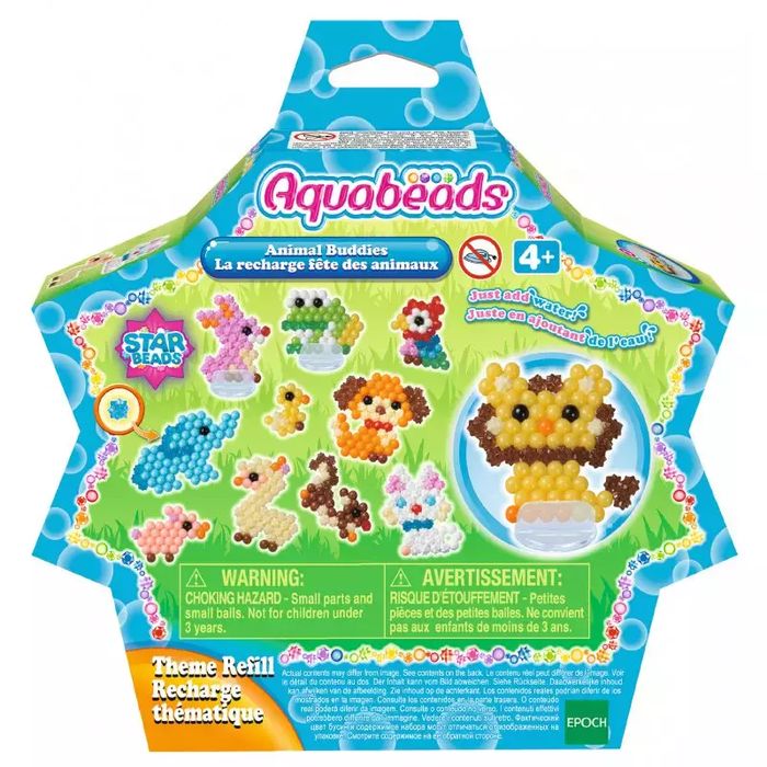 Aquabeads. Zestaw uzupełniający Wesołe zwierzątka. Epoch