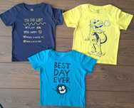 Tshirt koszulka chłopięca 104 CoolClub 3szt