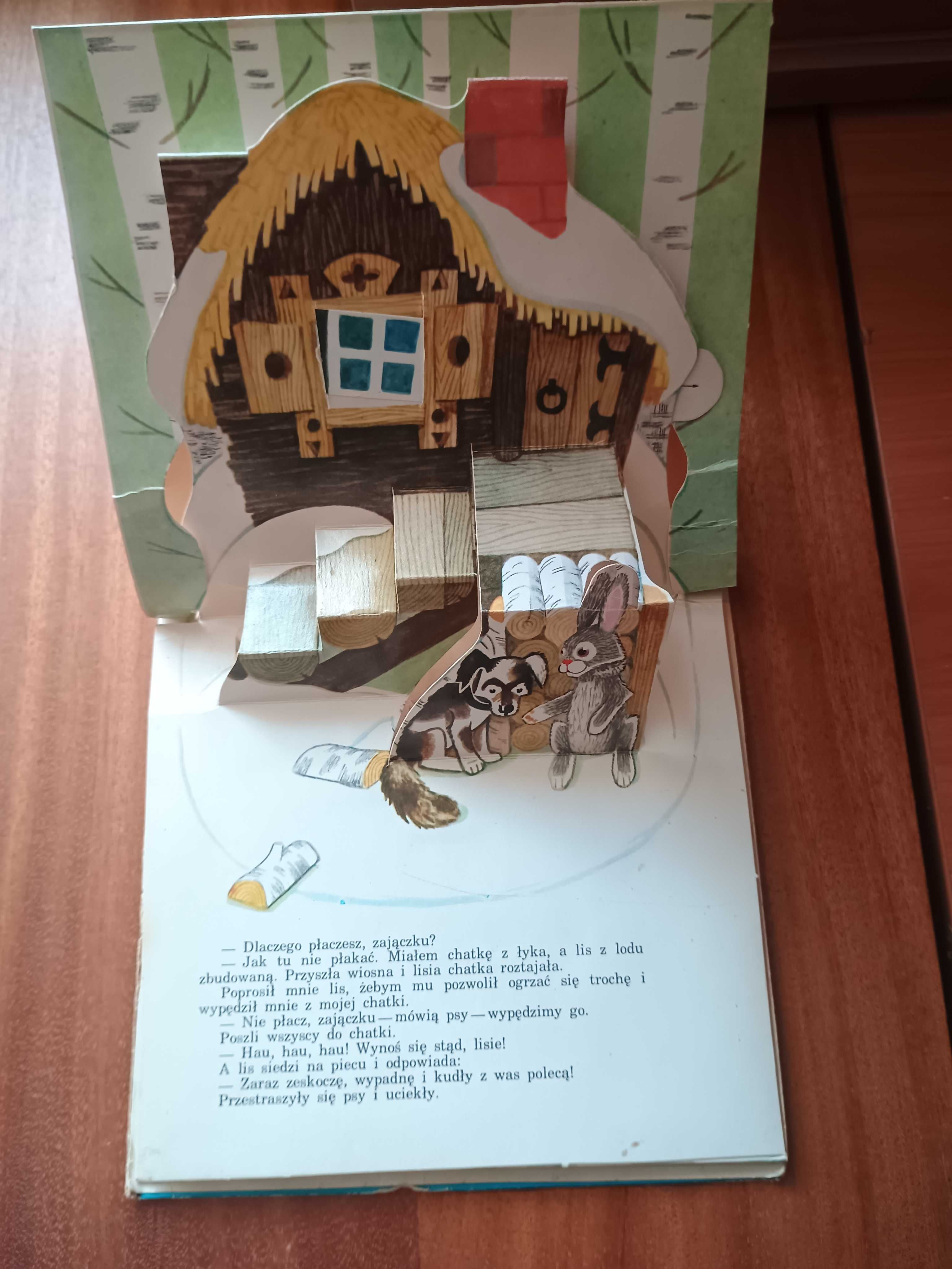 Lis, zając i kogut - rozkładanka, bajka 3D