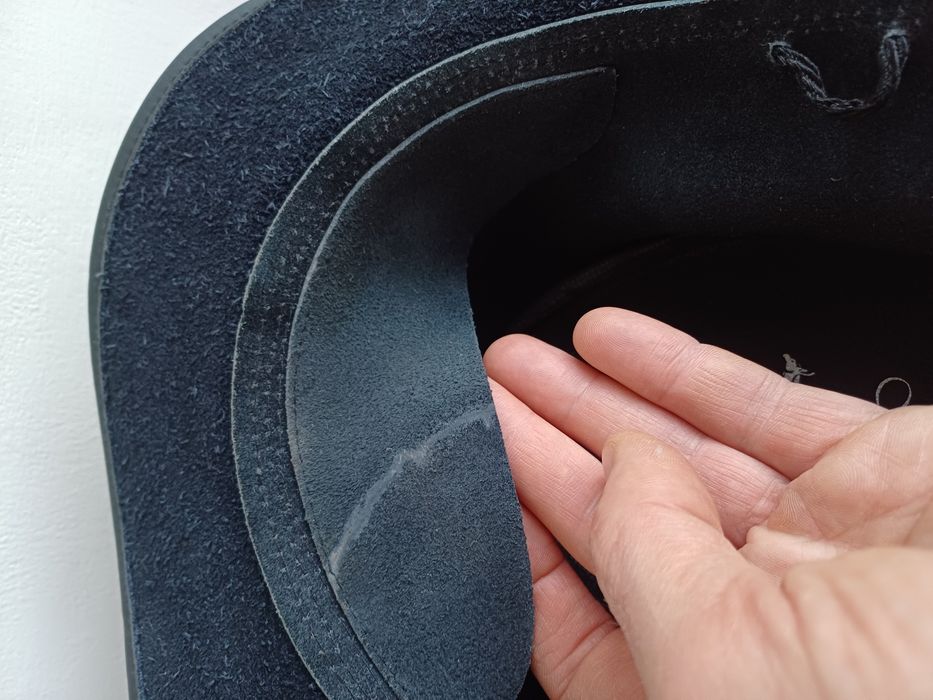 Натуральная кожаная шляпа HAWKINS ориг Австралия 58 см