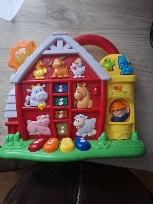 Zabawka farmy interaktywna  z melodyjkami