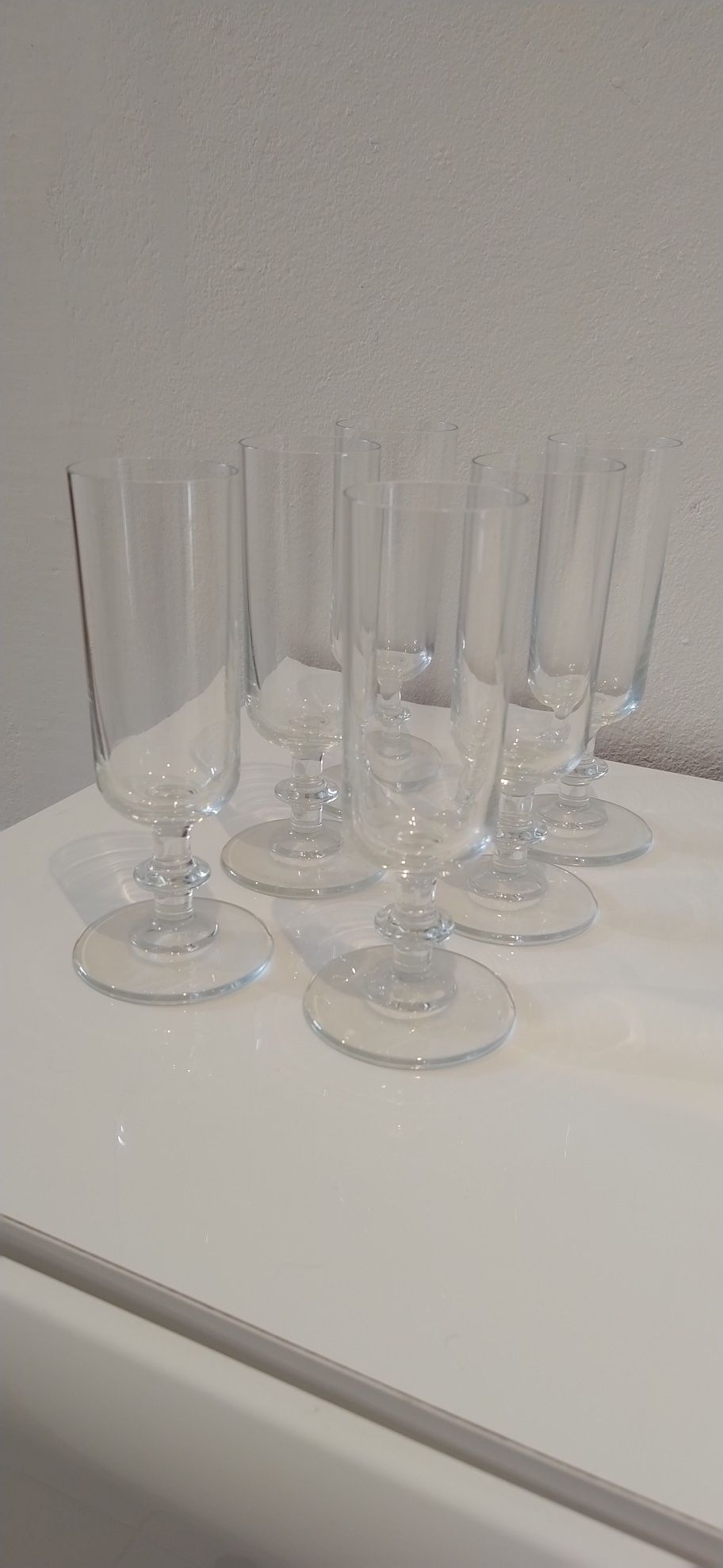 Conjunto de copos de champanhe