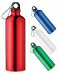 Bidon na wodę metalowy 500ml 0,5L butelka aluminiowa przenośny