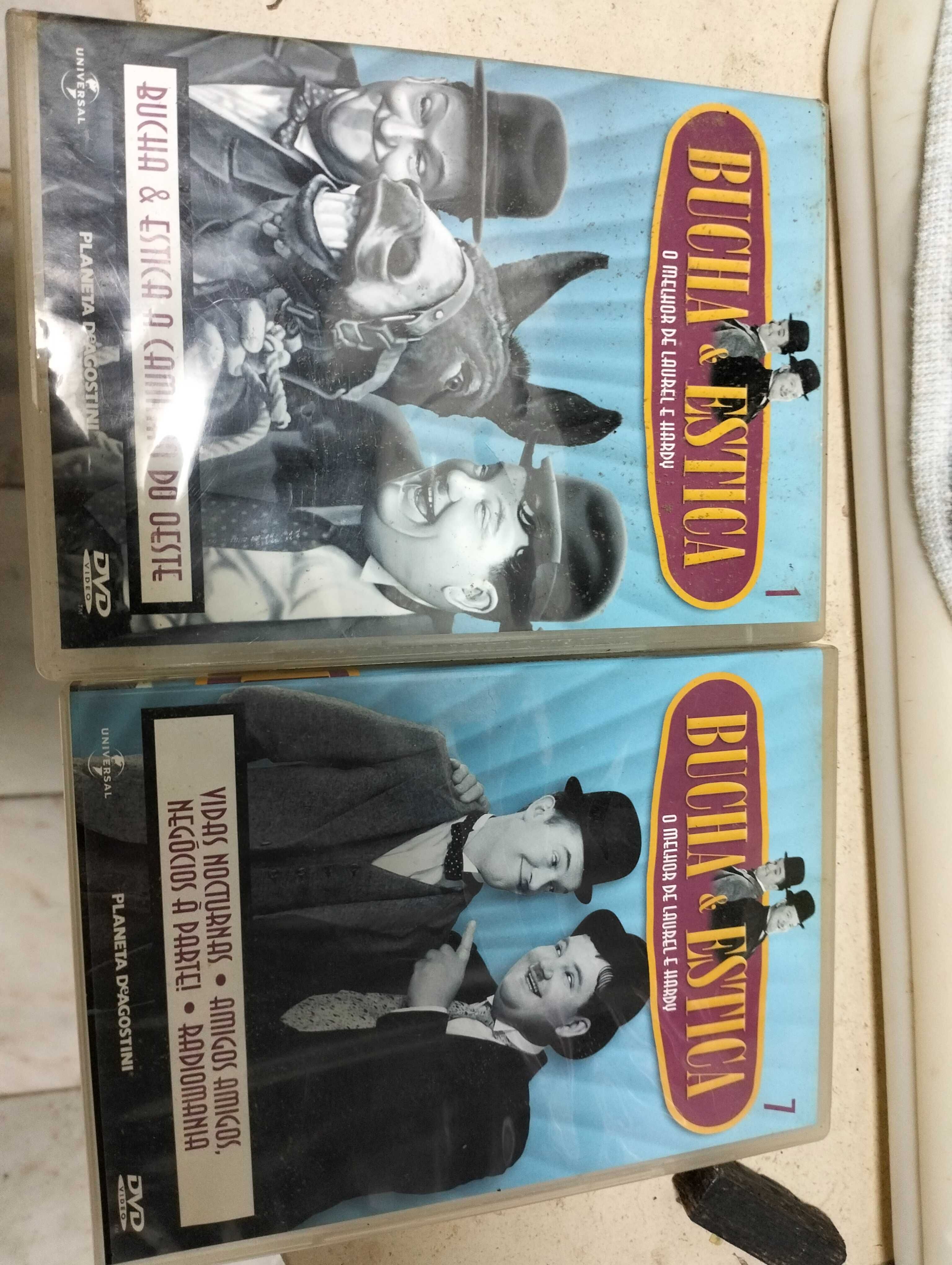 5 DVDs da coleção BUCHA &Estica