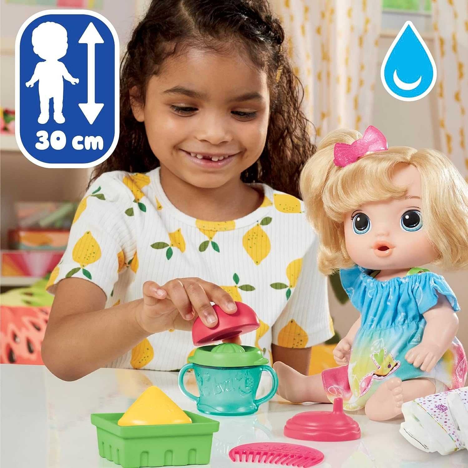 Лялька Бубі Аліве фрутті сіпс . Baby Alive Fruity Sips Doll, Apple.