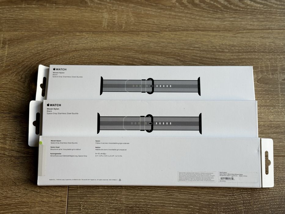 Новий Оригінальний Ремінець Apple Watch 38 40 41 42 Woven Black