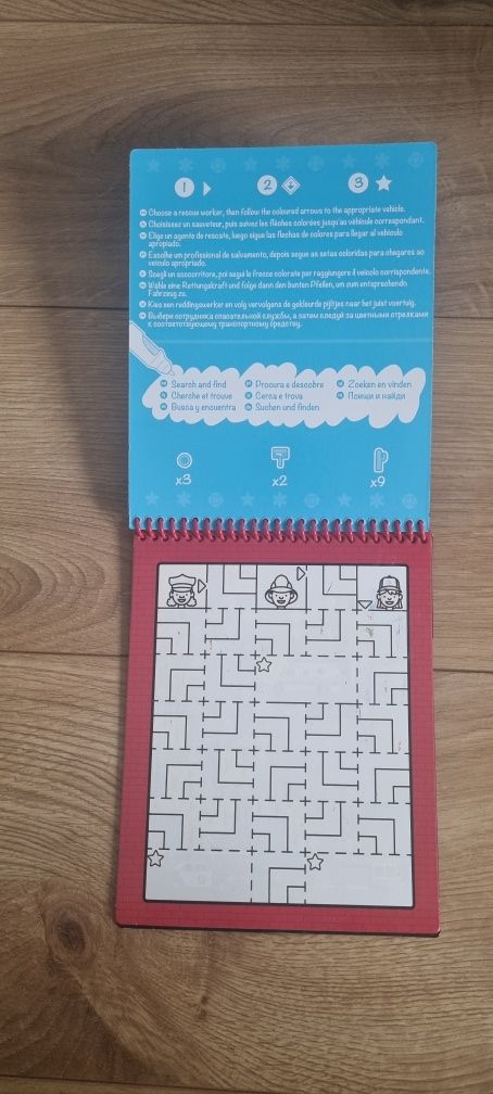 91. Melissa and Doug: wodna kolorowanka pojazdy znajdź drogę