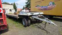 Laweta Przyczepa POM ŚREM T035 8t najazdy hydrauliczne