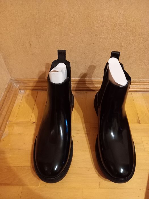 Чорні лаковані черевики 42 28 см