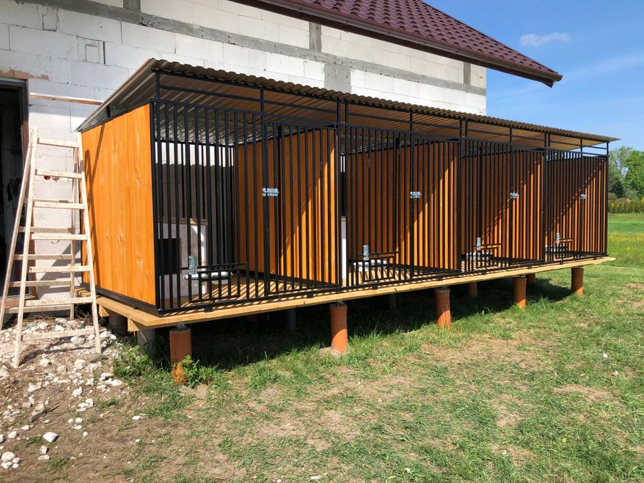 Kojec dla psa_zabudowa szeregowa_idealna_mocna_solidna_Producent.