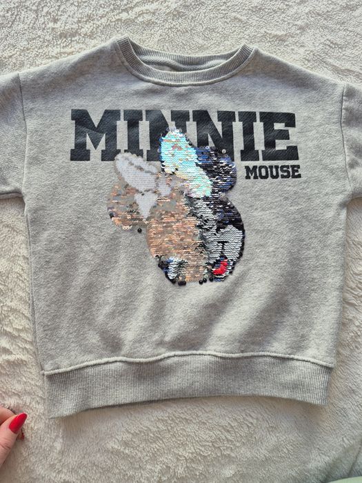 Bluza marki Zara magiczne cekiny Myszka Mini