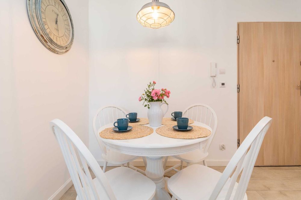 Całoroczny Apartament lubię błękit   Jantar Park-38 metr+taras+ogródek