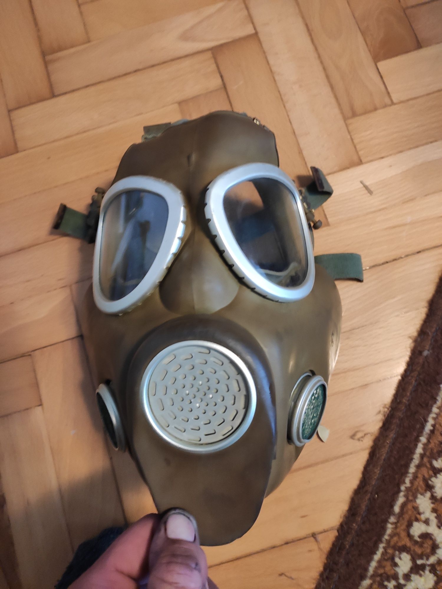 Maska gazowa przeciwgazowa mp-4 super stan zabytek PRL