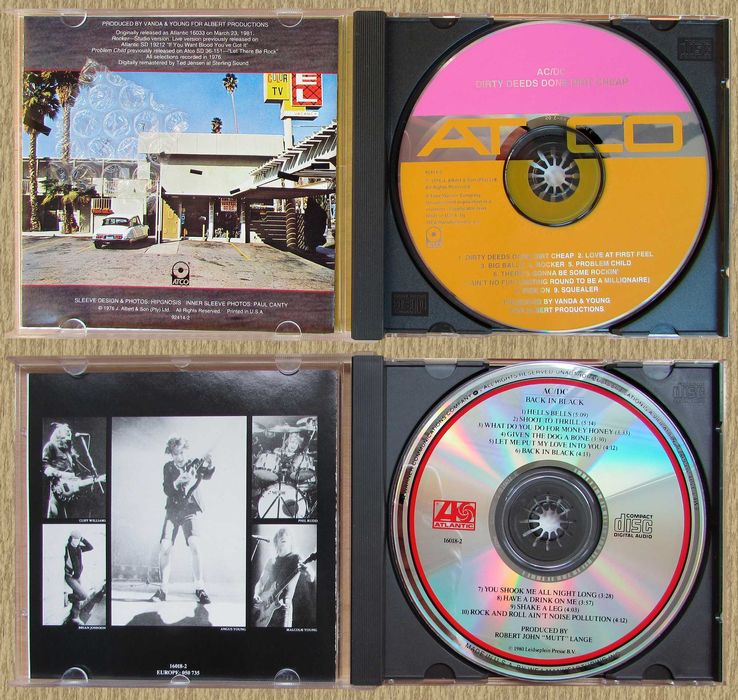 CD Kingdom Come, AC/DC, Threshold, Metallica, Humble Pie  и др