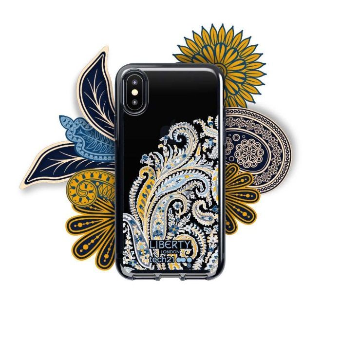 Красивый фирменный Чехол tech21 Liberty London iPhone X / XS Max XR