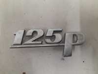 Fiat 125p znaczek emblemat napis
