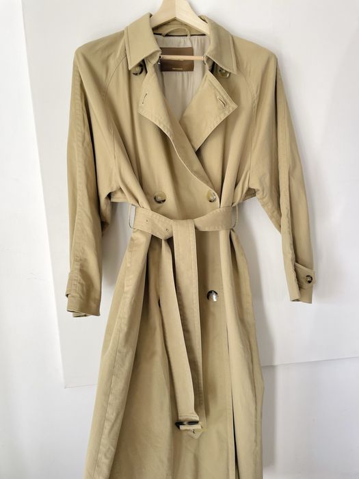 Massimo Dutti Beżowy trencz